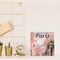 Figured'Art Mini Paint by Numbers Kit for Adults with Frame Travel Poster Paris Small format 8"x8" - Craft Art Painting DIY Canvas Already Stretched on a Wooden Frame